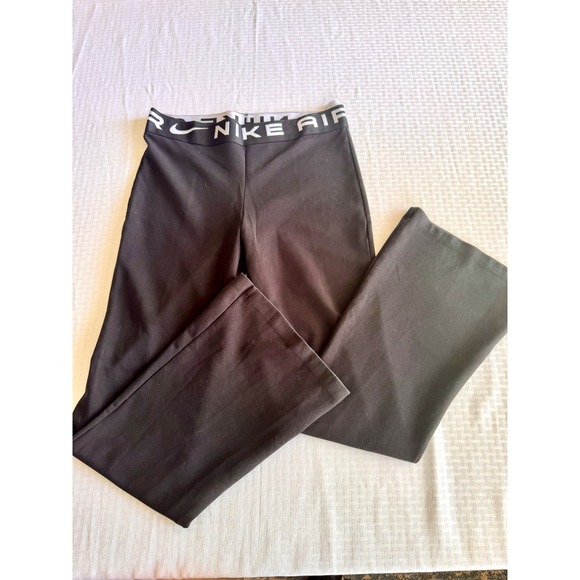 Nike Pants - Nike Air Flare Yoga Pants Black High Waisted Athletic Leggings XL DQ6579-010